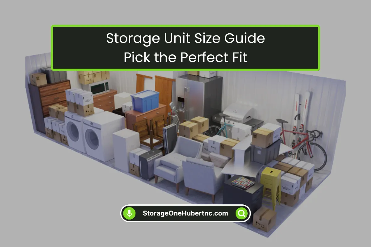 Storage Unit Size Guide Choose the Perfect Fit