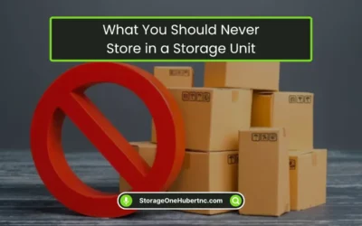 What You Should Never Store in a Storage Unit? (2026)