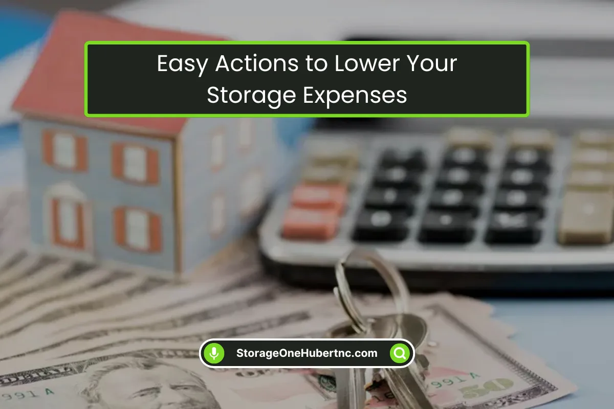 Actions to Lower Your Storage Expenses Actions to Lower Your Storage Expenses