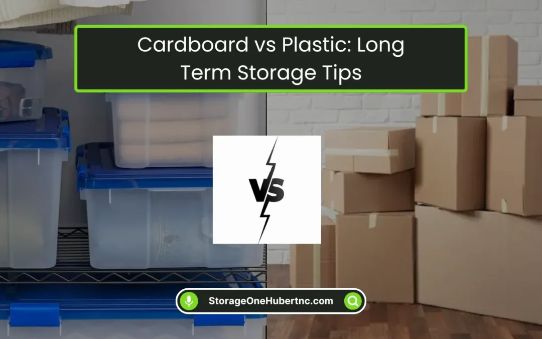 Cardboard vs Plastic: Long-Term Storage Tips (2026)