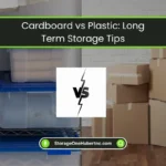 Cardboard vs Plastic Long Term Storage