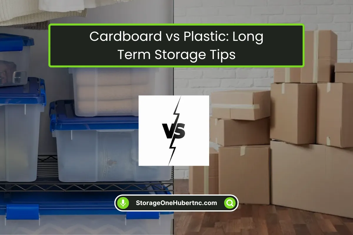 Cardboard vs Plastic Long Term Storage