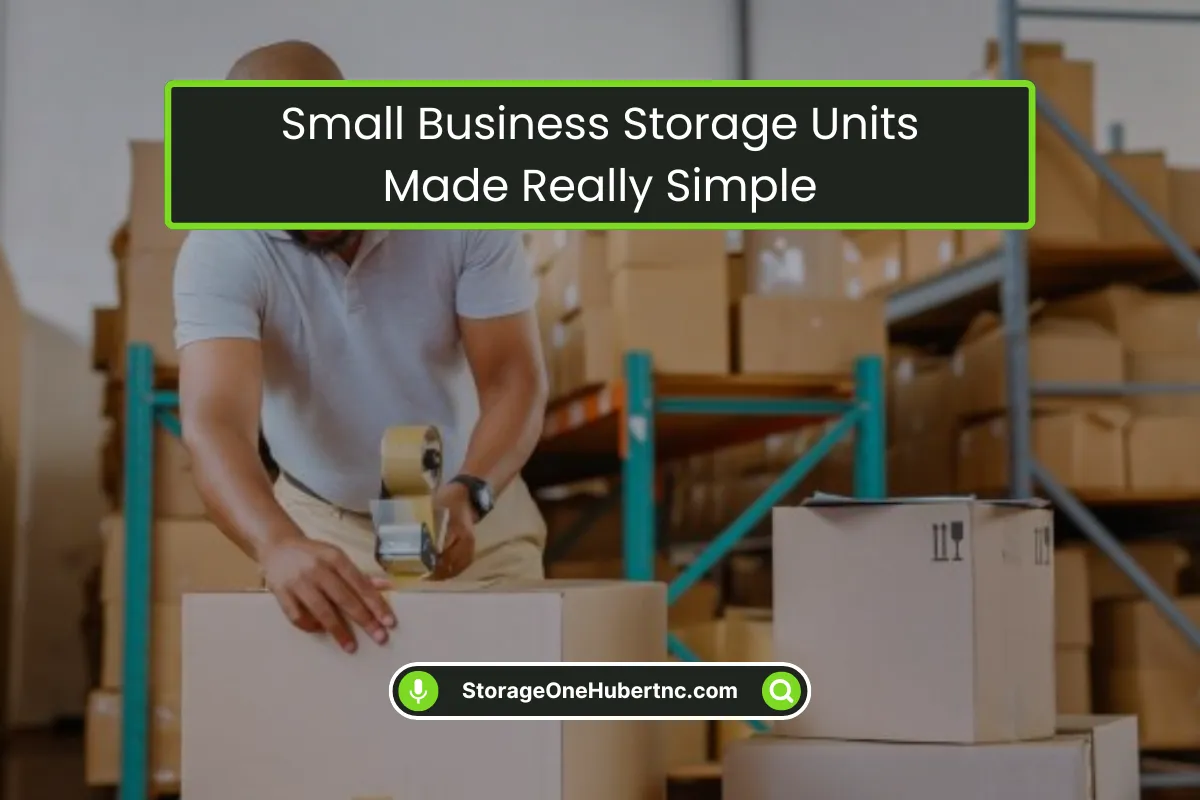 Small Business Storage Units Made Simple