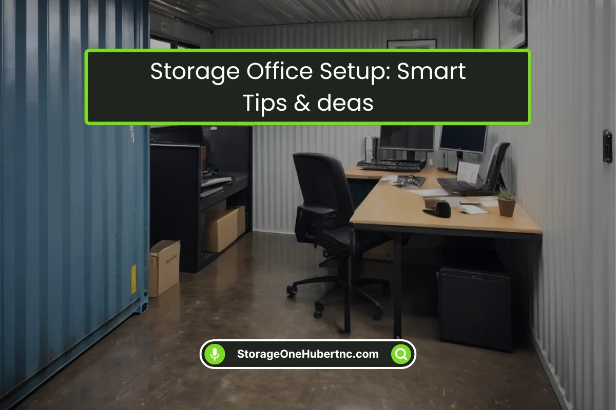Smart Storage Office Setup Tips